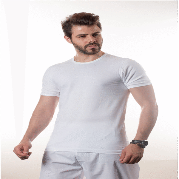 ⁦فانيلة اكاف رجالي نص كم تركي⁩ - الصورة ⁦2⁩